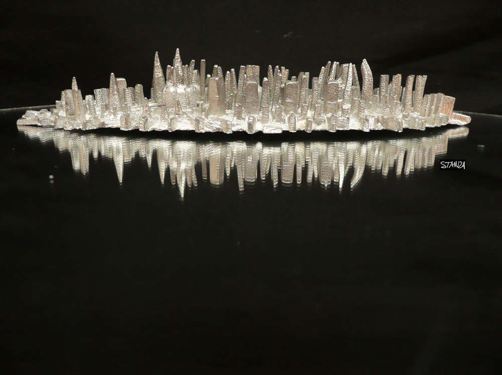 Stanza Artworks. The City Of Dreams are over one hundred individual hand made cities.  3d fabrication not used.
