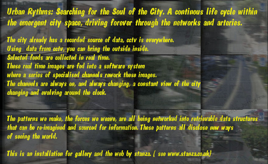 Urban Rythms. New work by Stanza.- live now.