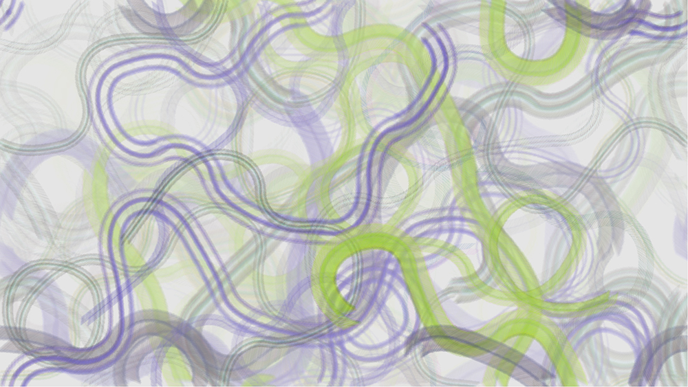 Digital generative artwork by Stanza