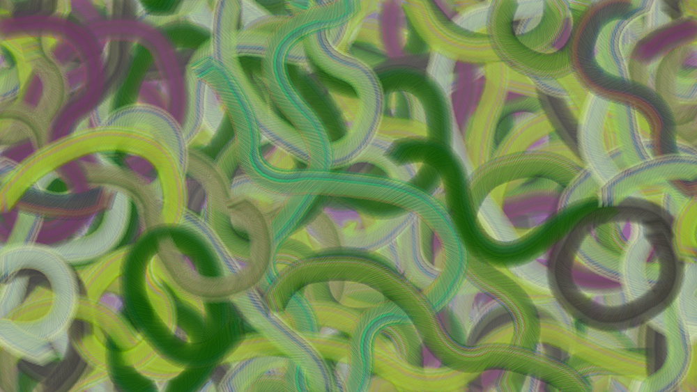 Digital generative artwork by Stanza