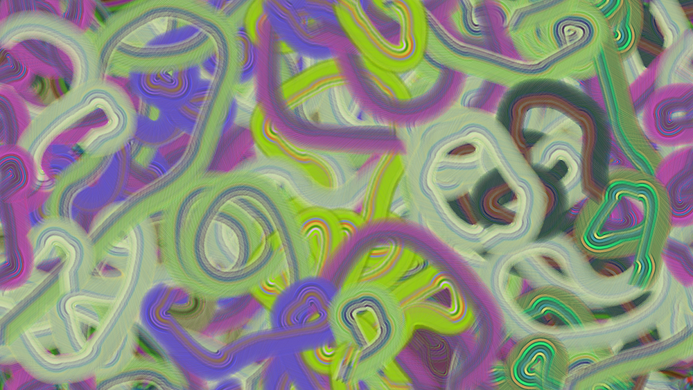 Digital generative artwork by Stanza