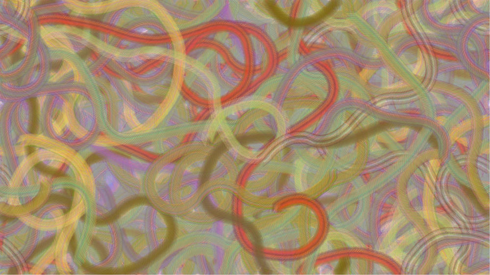 Digital generative artwork by Stanza