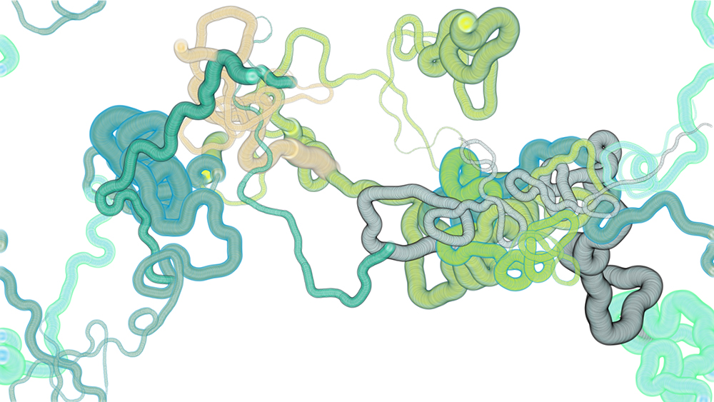 Digital generative artwork by Stanza