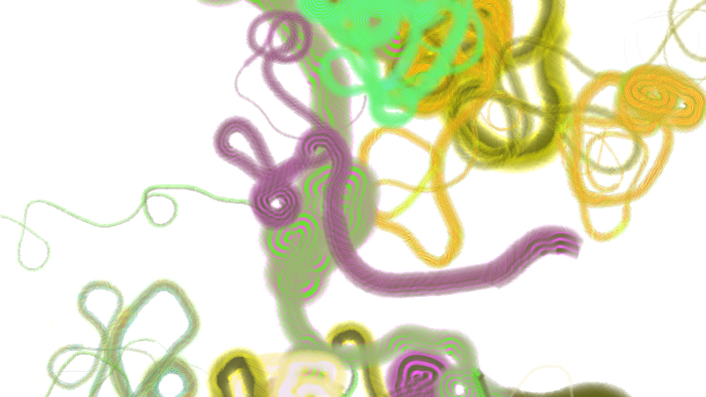 Digital generative artwork by Stanza