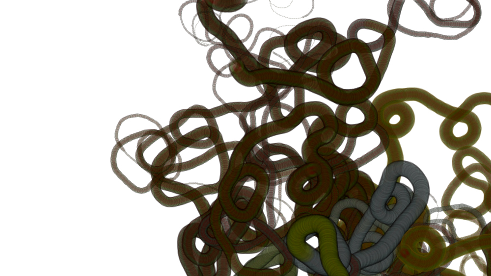 Digital generative artwork by Stanza