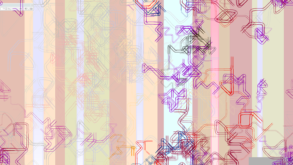 Digital generative artwork by Stanza