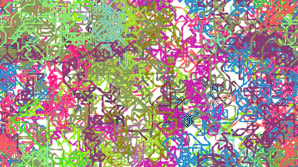 Digital generative artwork by Stanza