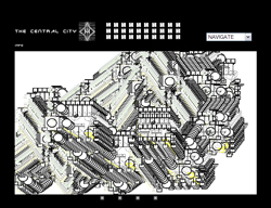 The Central City by Stanza. The Famous netart project