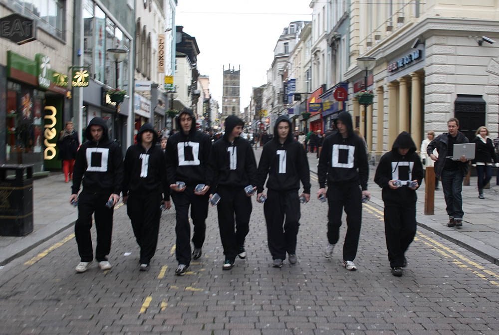 Stanza citizen sensing 2010 . Steve Tanza