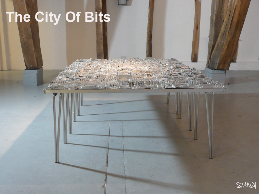 The  City of Bits. Artwork By Stanza. 