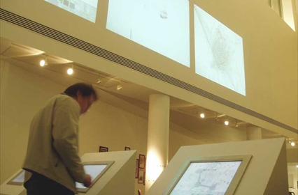 Stanza: Touchscreen artworks.