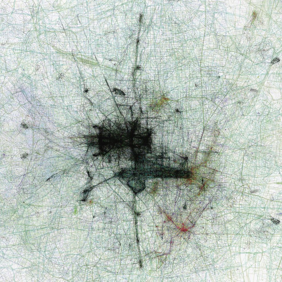 Stanza , data Maps,software, art, maps of behaviours, Stanza, artist , maps , data, painting, Art, city, maps, urbaN, coded city, canvas maps , constucted cities, smart city, internet of things, metropolis. The concepts of the city of noise, the control city of data, the living breathing city space