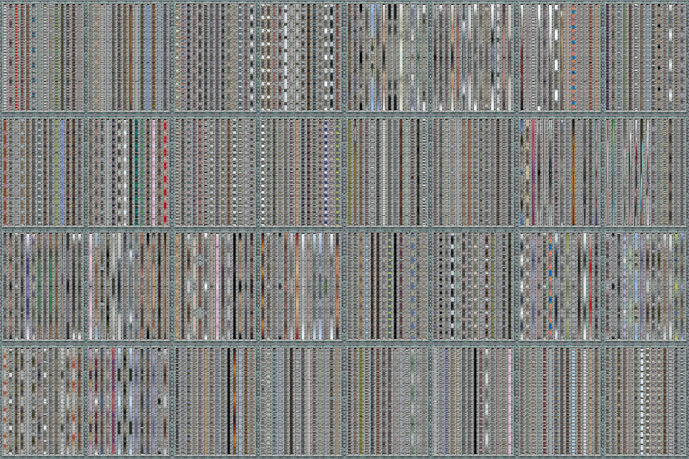 Stanza live news feeds as art, Stanza data art and new visualisation. Stanza, software art, coded systems, infobesity, data visualisation, code art art,