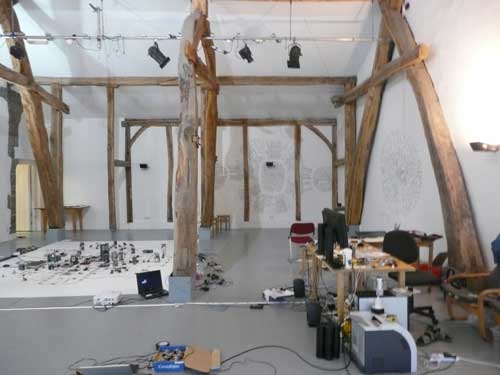 stanza. The residency is about exploring the artistic process, being transparent about the process and the development and production of new work.