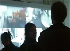 stanza touch screens and surveillance art