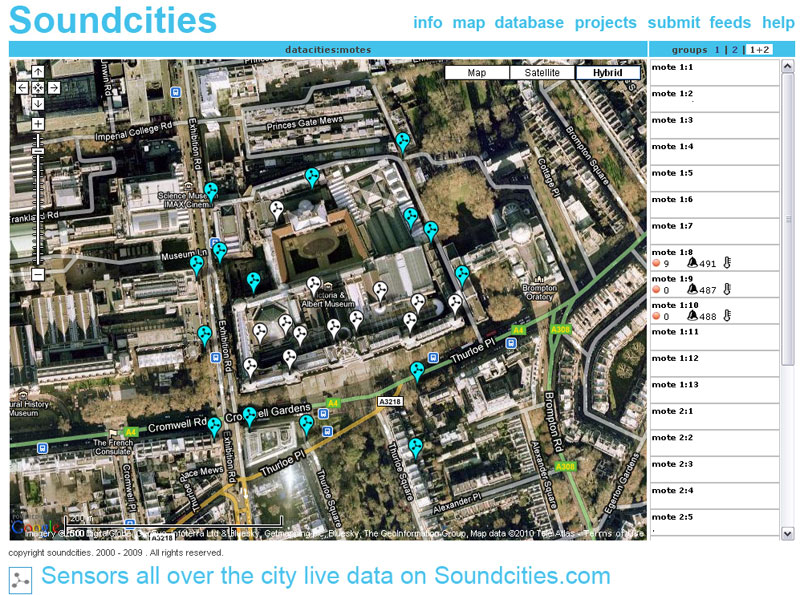 City visualisation of data