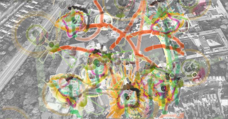 Digital cities.The City Of Bits. City visualisation of data