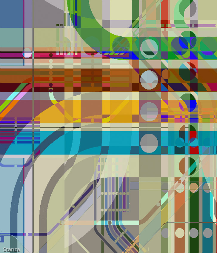 Artwork On Cavas Size 120 by 140cm Signed Stanza 